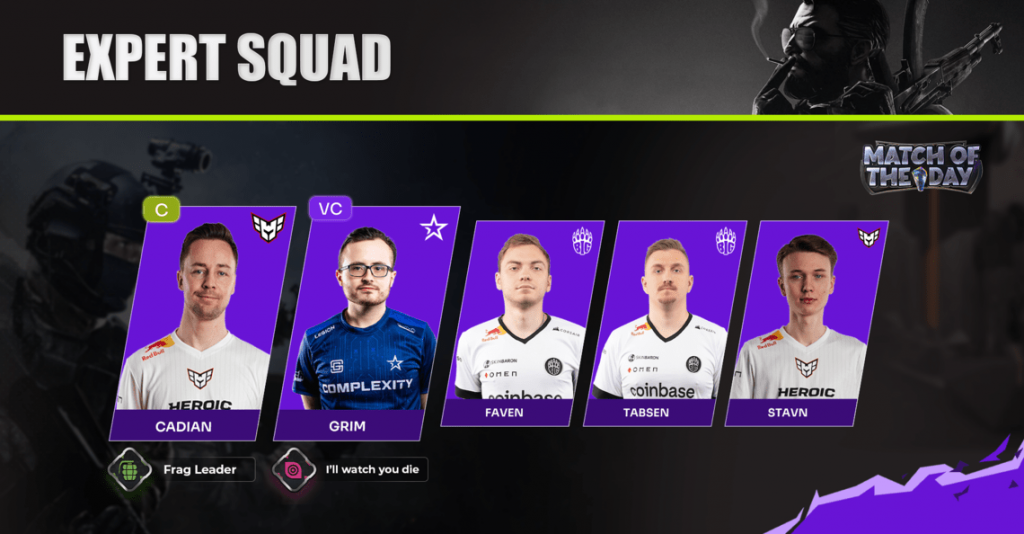 Expert Squad for BIG & Moviestar vs Complexity & Heroic 